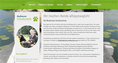 Desktop Screenshot of bodensee-hundeschule.com